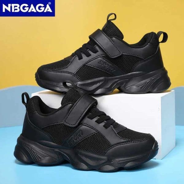 2026 Kid Shoes Childrens Fashionable Breathable Black School Walking Non Slip Boys And Girls Casual Running Sports basketball Free Shipping
