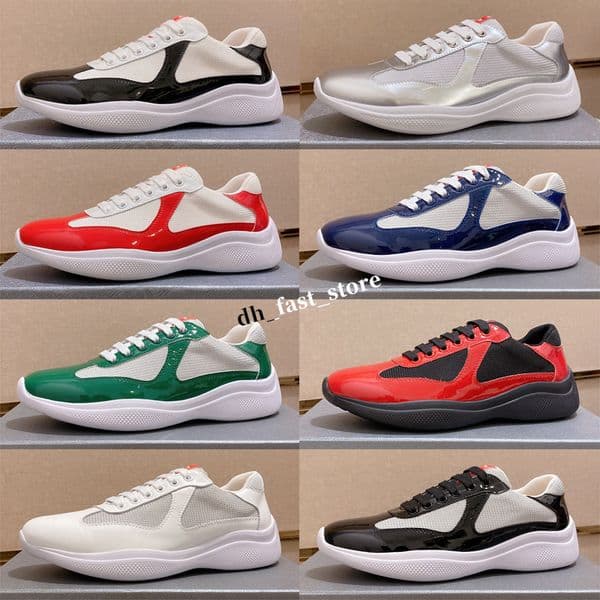 Designer Shoes Mens Shoes Womens Sneakers Classic Casual Shoes Patent Leather Nylon Outdoor Trainers Comfortable Running Shoes Size 38-46