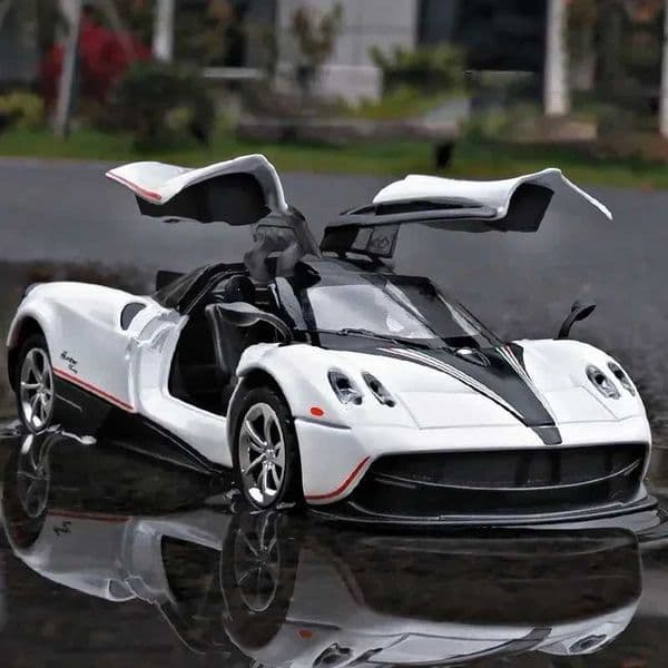 1 36 Pagani Huayra Dinastia alloy sports car model die-casting metal toy car model sound and light series childrens gift F562 CL241016