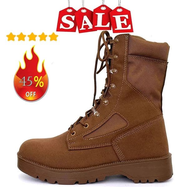 High quality mens combat boots waterproof outdoor hiking shoes breathable mens ankle boots 241015