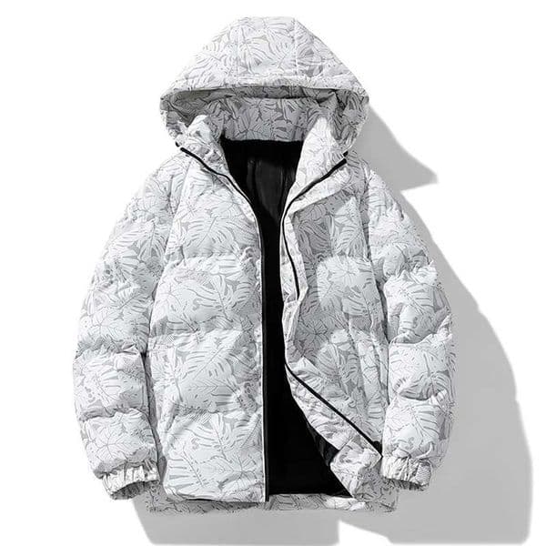 Men Parkas Hooded Coat Outwear Puffer Jacket Men Thick Winter Jacket Warm Solid Fashion Casual Cotton-padded Mens Clothing Top X2410171