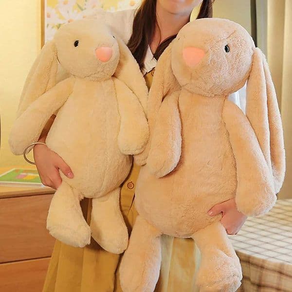 1/2PCS Sleep Soothing Shy Pink Rabbit Doll Childrens Gift Bedroom Plush Decoration Y241018 W260306