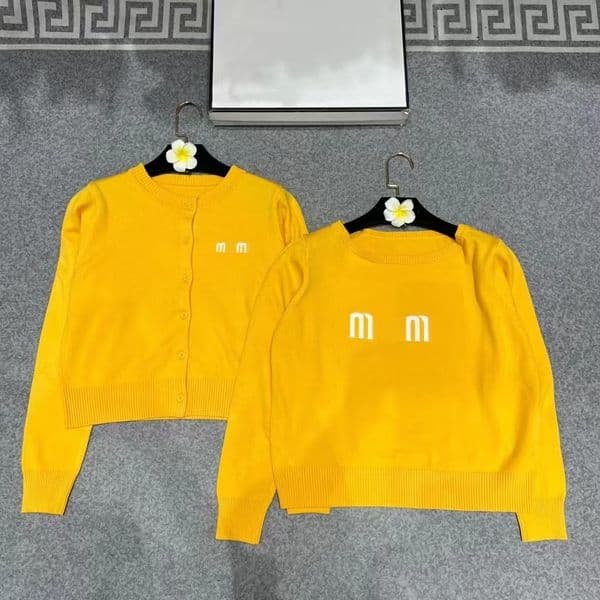 Designer Sweater women One Cardigan shoulder letter embroidered knitted sweaters autumn winter slim fit fashion casual Pullover long sleeves