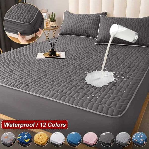 Waterproof thick bed cover skin protector friendly large double bed sheet pad 150x200 180x200 160x200cm M241018
