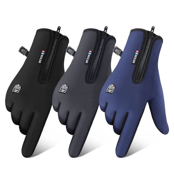 Winter Women Men Cycling Gloves Waterproof Warm Touchscreen Cold Weather for Bike Motorcycle Bicycle Ski Running 241007