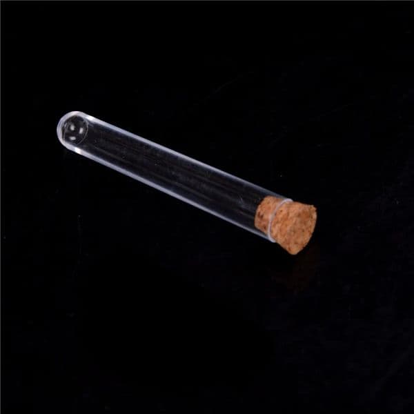 Quality 100pcs 6 inches 20ml Glass Test Tube With Cork 16x150mm packing Bottles