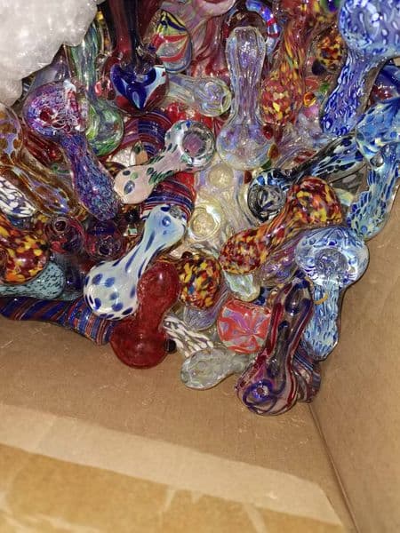Glass Pipes Glass Smoking Pipe handcrafted spoon pipe manufacture hand-blown and beautifully 2.9 inches