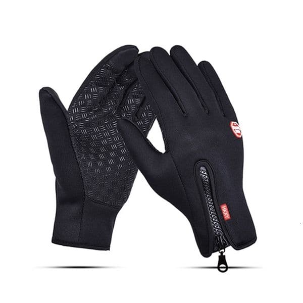 Winter Cycling Gloves Men Women Motorcycle Fleece Sports Zipper Autumn Touch Screen Warm Waterproof Windproof Nonslip 241007