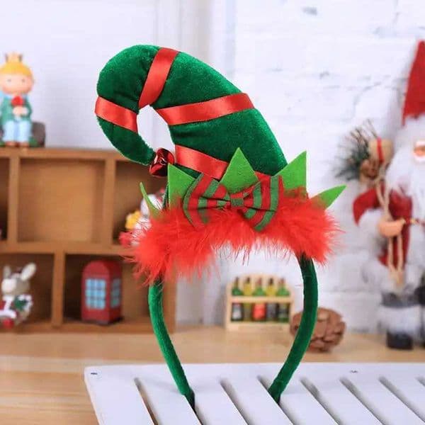 Christmas Elf Headband Christmas Party Decorations Party Cosplay Decorative HeadwearX241021