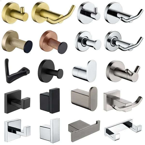 SANLUOIS stainless steel hooks kitchen hardware wall mounted bathroom hooks towel hooks 241022