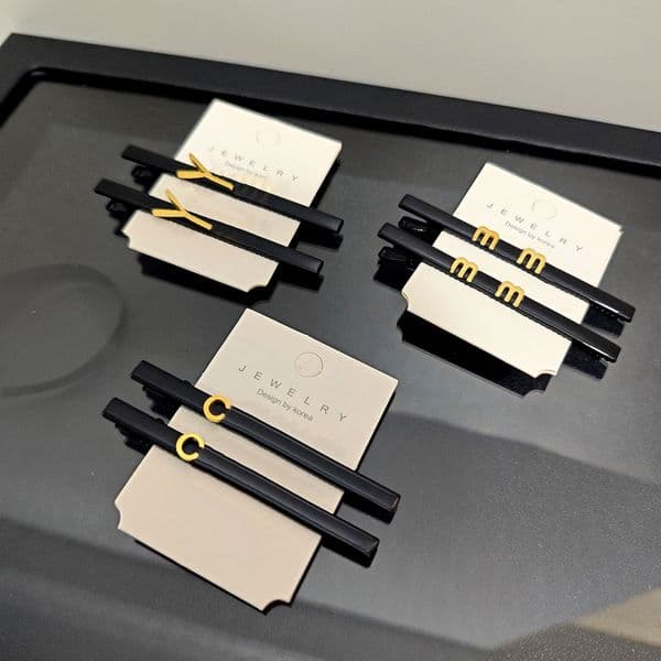 New Black Barrette Popular Trendy Design Hair Accessory For Women Exudes Elegance High End Charm Hair Clip