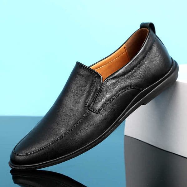 Men Dress Shoes Leather Shoes For Men British Business Breathable Casual Shoes Versatile Soft Bottom Driving Work Shoes One Step Stepping 241009