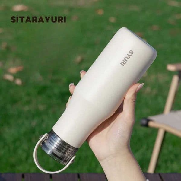 New Arrival 480ml/16oz stainless steel portable rope coffee travel g hot cup inflatable water vacuum bottle M241022