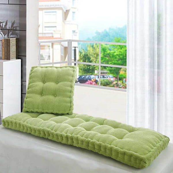 New sofa cushion thick cushion home and office decoration long cushion solid color tatami mat customized floor mat X241022