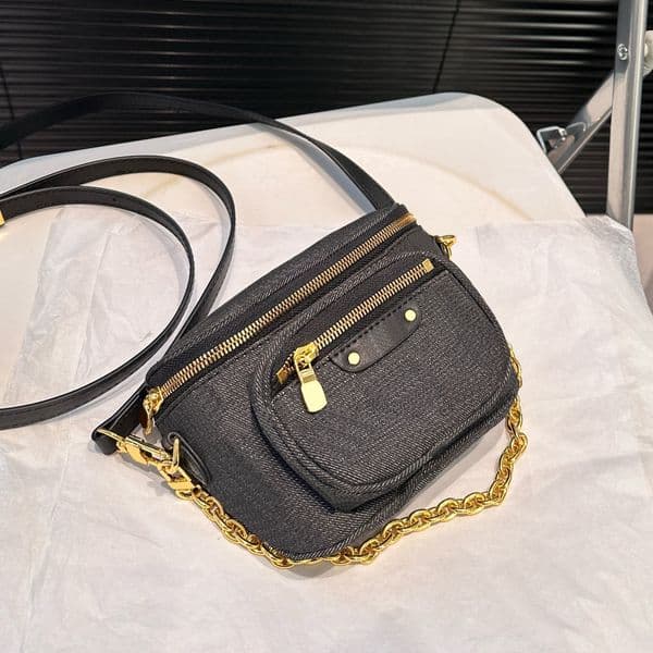 Waist Bags luxury bum bag fanny packs women chain bag mini bumbag fashion classic large capacity beltbags with dust bag