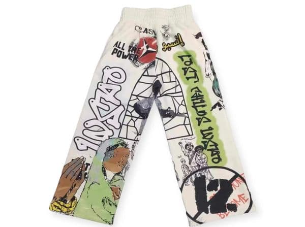 Y2K Streetwear Sweatpants Men Women Harajuku Hip Hop Cartoon Graffiti n Graphic Printed Trousers Gothic Casual Baggy Pants 241025