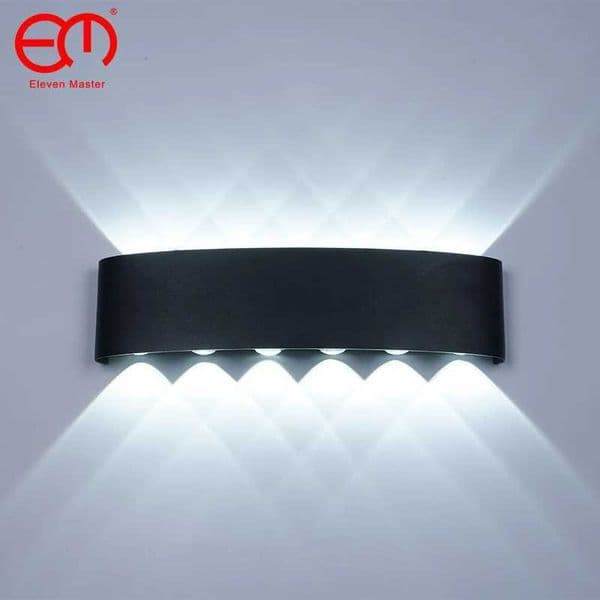 Nordic wall lamp Ip65 LED aluminum alloy outdoor up and down wall lamp modern home staircase bedroom bathroom lighting X241025