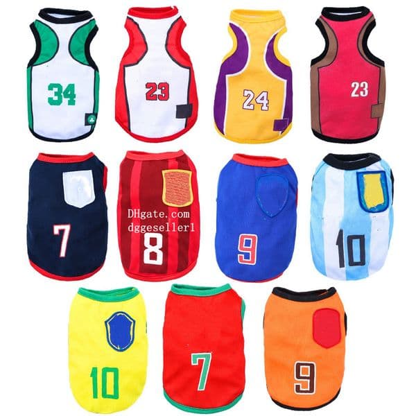 Large Dogs Dog Apparel Vest Basketball Jersey Cool Breathable Pet Cat Clothes Puppy Sportswear Spring Summer Fashion Quick Drying Shirt Yellow 5XL A84