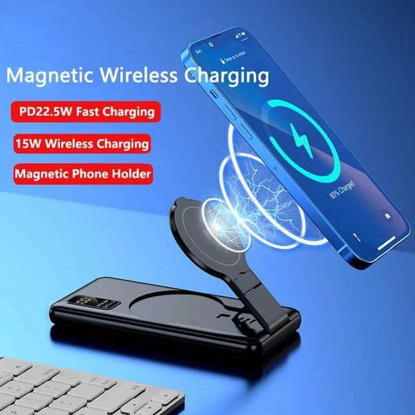 New Arrival Magnetic Wireless Charger Power Bank 10000mAh for iPhone 15 14 X Portable Induction Charger Spare Battery Z241026