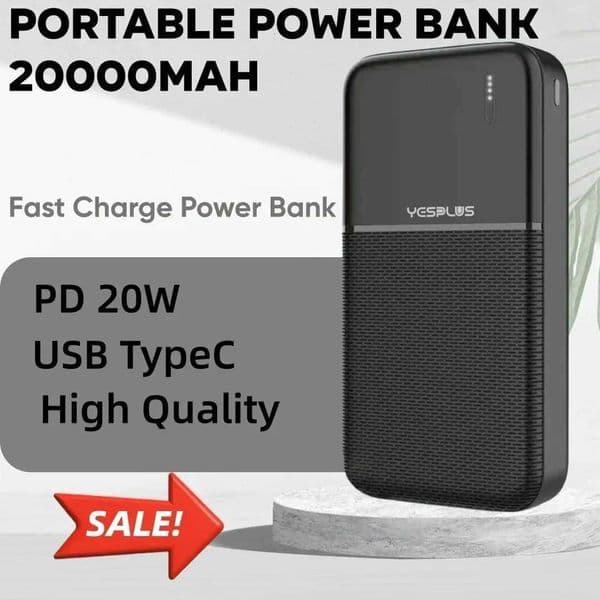 New Arrival Portable large capacity power pack 20000mAh external battery charger PD20W fast charging suitable for iPhone Z241026
