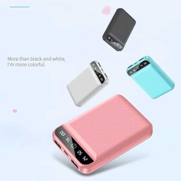 Hot Sale Mini Power Bank 10000mAh portable charger suitable for iPhone Mi mobile external battery PowerBank 10000mAh Poverbank T241026