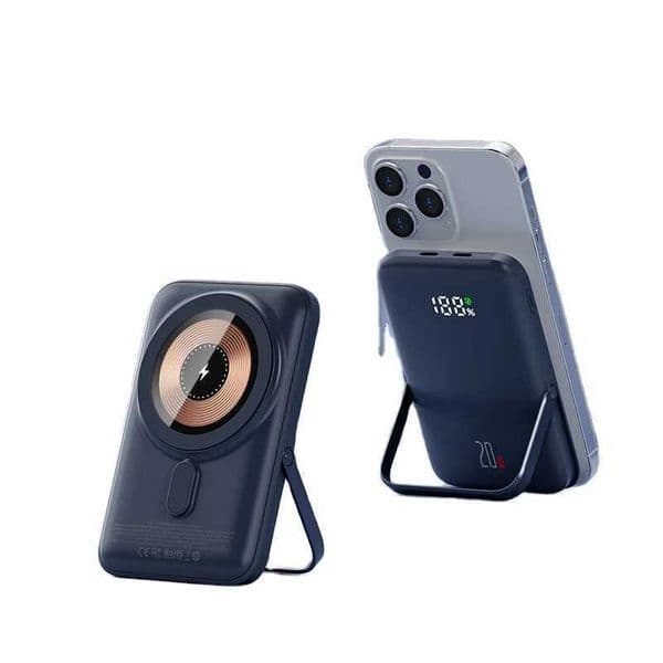 Travel 10000mAh wireless charging power pack for fast charging of external batteries with stand suitable for iPhone 15 14 13 M241026