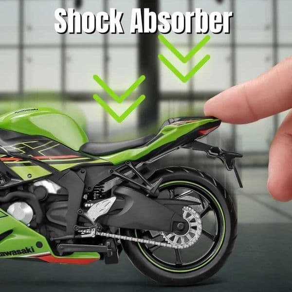 High Quality 1/12 Kasaki Ninja ZX-6R Motorcycle Toy 1 12 RMZ Ci Diecast Model Super Sport Miniature Collection Gift for Boy Children Kid T241025