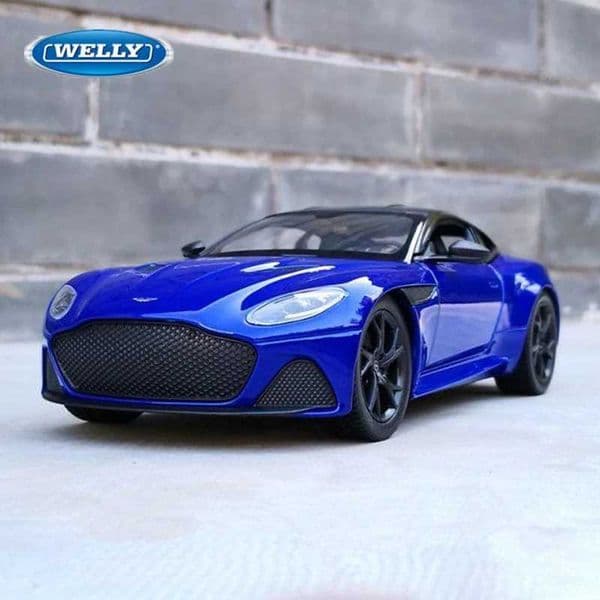 High Quality WELLY 1 24 Aston Martin DBS Superlaggera Alloy Car Model Die Casting Car Model Toy High Simulation Toy Childrens Gift Series T241025