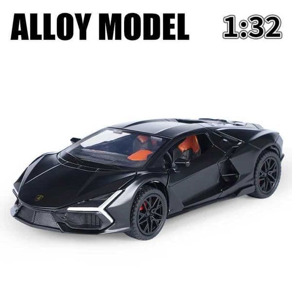 High Quality 1 32 lambos Revuelto Super Car Alloy Model Car Toy Die Casting Sound and Light Car Toy T241025