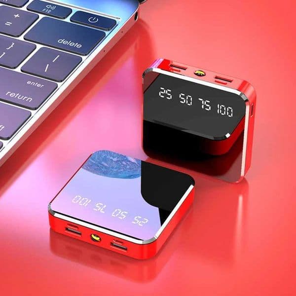 New Arrival 10000mAh portable mini power pack with LED flash digital display dual USB output USB Type C input Z241026