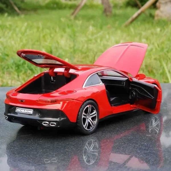 Plane High Quality slot car 1 32 Die Casting New Bentley Mulliner Alloy Model Metal Vehicle Simulation Sound Light Luxury Car Boy Gift Toy Series Car Track