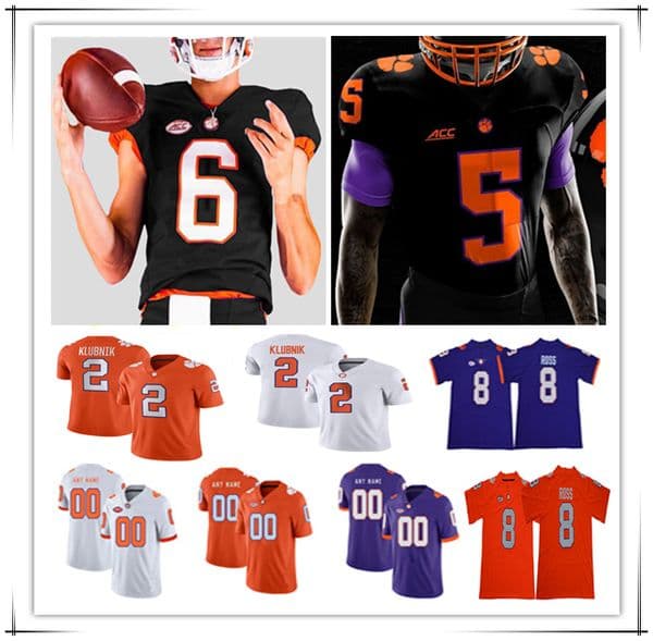 College Football Jerseys Cade Klubnik Phil Mafah Antonio Williams Jake Briningstool T.J. Moore Bryant Wesco Jr Wade Woodaz Barrett Carter Avieon Terrell T.J. Parker 4XL