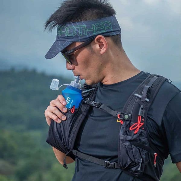 Outdoor Sport Portable Water Cup 250/500ML Camping Running Sport Bicycle Soft Water Bottle Folding TPU Soft Flask Water BagXJ241026