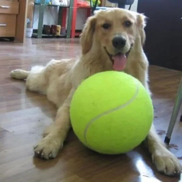 7895Inch Dog Tennis Ball Giant Pet Toys for Chewing Toy Signature Mega Jumbo Kids Training Supplies Dropship Plush 241025