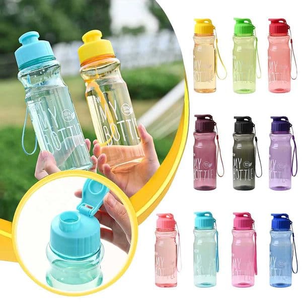 Water Bottle Food Grade Large Capacity Portable Fitness Sports Water Jug With Lanyard Outdoor SupplyXJ241026