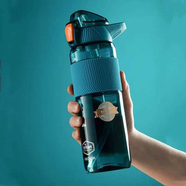750ml/1000ml/1600ml Tritan Material Water Bottle With Straw Eco-Friendly Durable Gym Fitness Outdoor Sport Shaker Drink BottleXJ241026