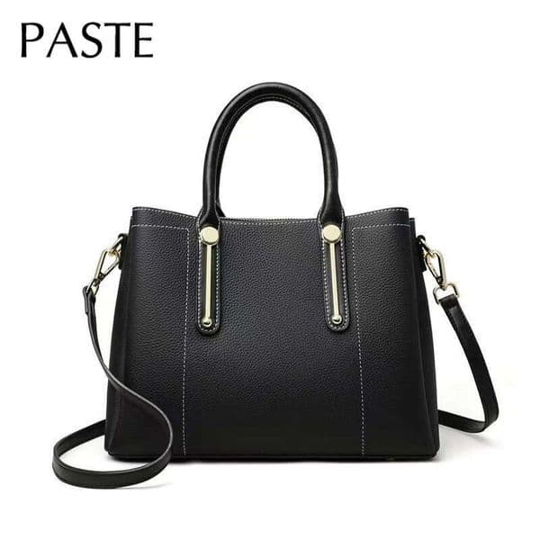 Urious Designer 3 Layers Main Pockets Large Tote High Quality Top-Handle Cowhide Leather Women Shoulder Bag