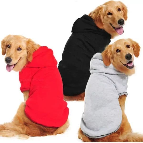 Winter Dog Clothes Sport Hoodies Sweatshirts Warm Coat Clothing Autumn for Small Medium Large Dogs Big Cat Pets Puppy 241028