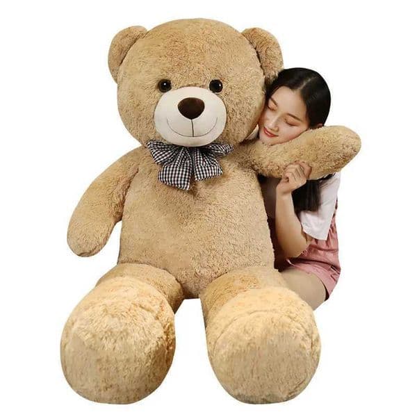 Game And Toy 105/130Cm 3 Colors Teddy With Bow-Knot stuff animal Giant Stuffed Animals Bear Plush Toys Doll Pillow Kids Lovers Birthday Baby Gift Free Shippin