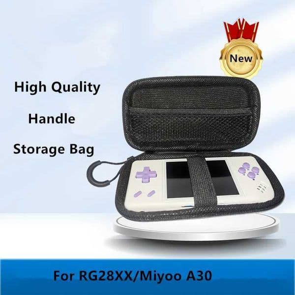 New Handle Bag For RG28XX Console Case Portable Miyoo A30 Case Game Accessorie Storage Box Mini Cases Bags Children GiftXJ241030