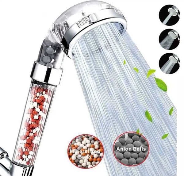 3 Modes SPA Shower High Pressure Saving Water Shower Filter Massage Shower Hook Hose Bathro Intive Accessories M241030