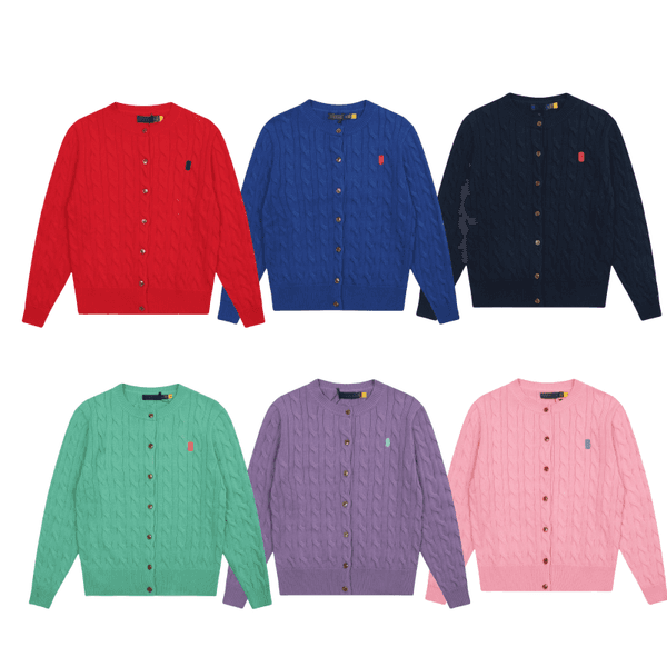 Designer Sweater Women Polos Sweater Quarter Zip Polo Pullover Embroidery Winter Coat Woman Knit Sweater Luxury Sweater Womens Designer knitwear Top quality S-XL