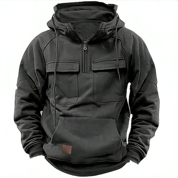 Vintage Men Hoodie Sweatshirt Street Man Clothing Mens Oversized Hooded Pullover Male Retro Harajuku Solid Color Hoody 241029