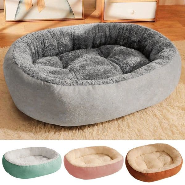 Bed for Cats Plush Dog Mat Beds NonSlip Winter Warm Small Kennel Sleeping Four Seasons Cat Nest Cushion Pet Supplies 241028