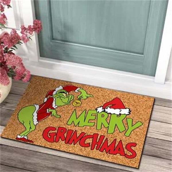 2024 Front Porch Rugs Welcome Mat Christmas Gnome Door Mat Christmas Festival Decoration Front Door Carpet Indoor Outdoor Mat