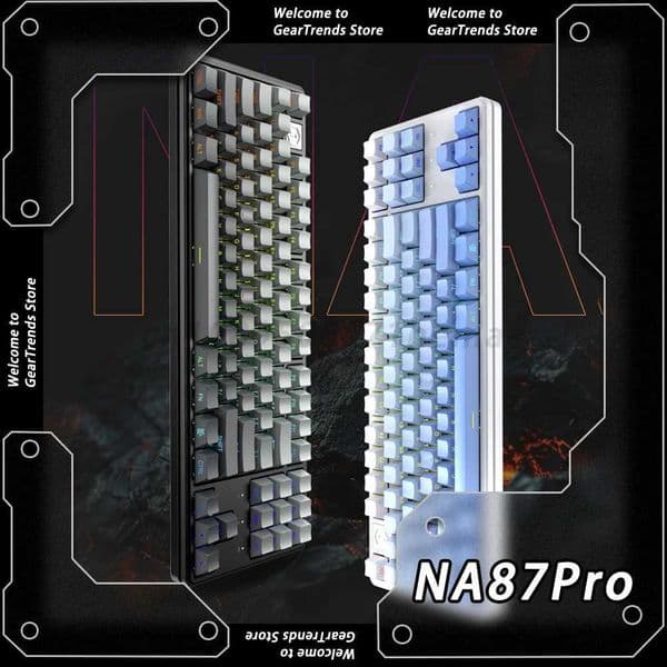 Irok NA87 Pro Magnetic Switch Mechanical Keyboard RT0.04mm 8000hz Gaming Keyboard Wired RGB Hot-swap Valorant PC Gamer CustomizeLX241031