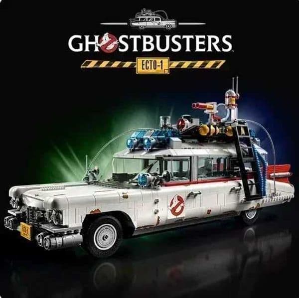 Blocks Blocks 2352 Ghostbusters ECTO-1 creative vehicle building blocks and 10274 brick compatible toy car model car kits for adult gifts Y241112L4BL