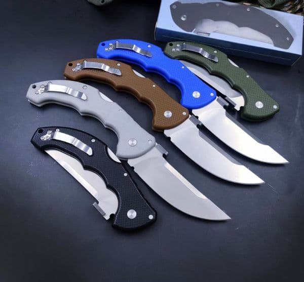 1Pcs CS 21TTL Tactical Folding Knife S35VN Satin Blade CNC G10 Handle Outdoor Camping Hiking EDC Pocket Knives folding knife with Retail Box