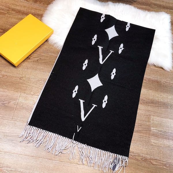 Scarves Luxury Winter Cashmere scarves for women and men Designer Men's Scarves Fashion Women's wool large letter printed scarves