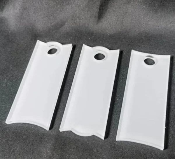 sublimation 40oz name plate name tag acrylic tumbler lid topper name plate hardboard blanks Wholesale